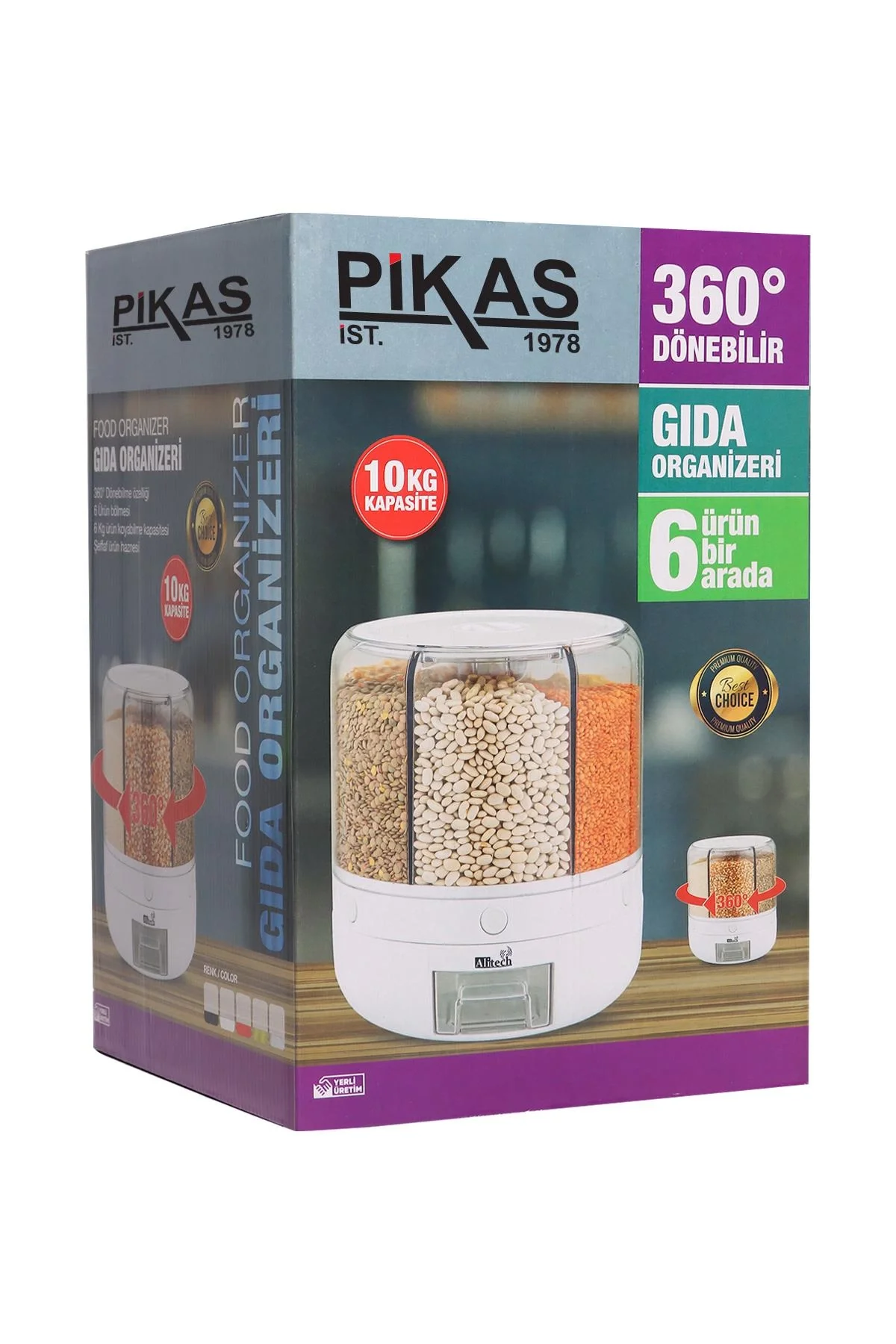 Alitech Kuru Gıda ve Bakliyat 6'lı Erz&hellip;