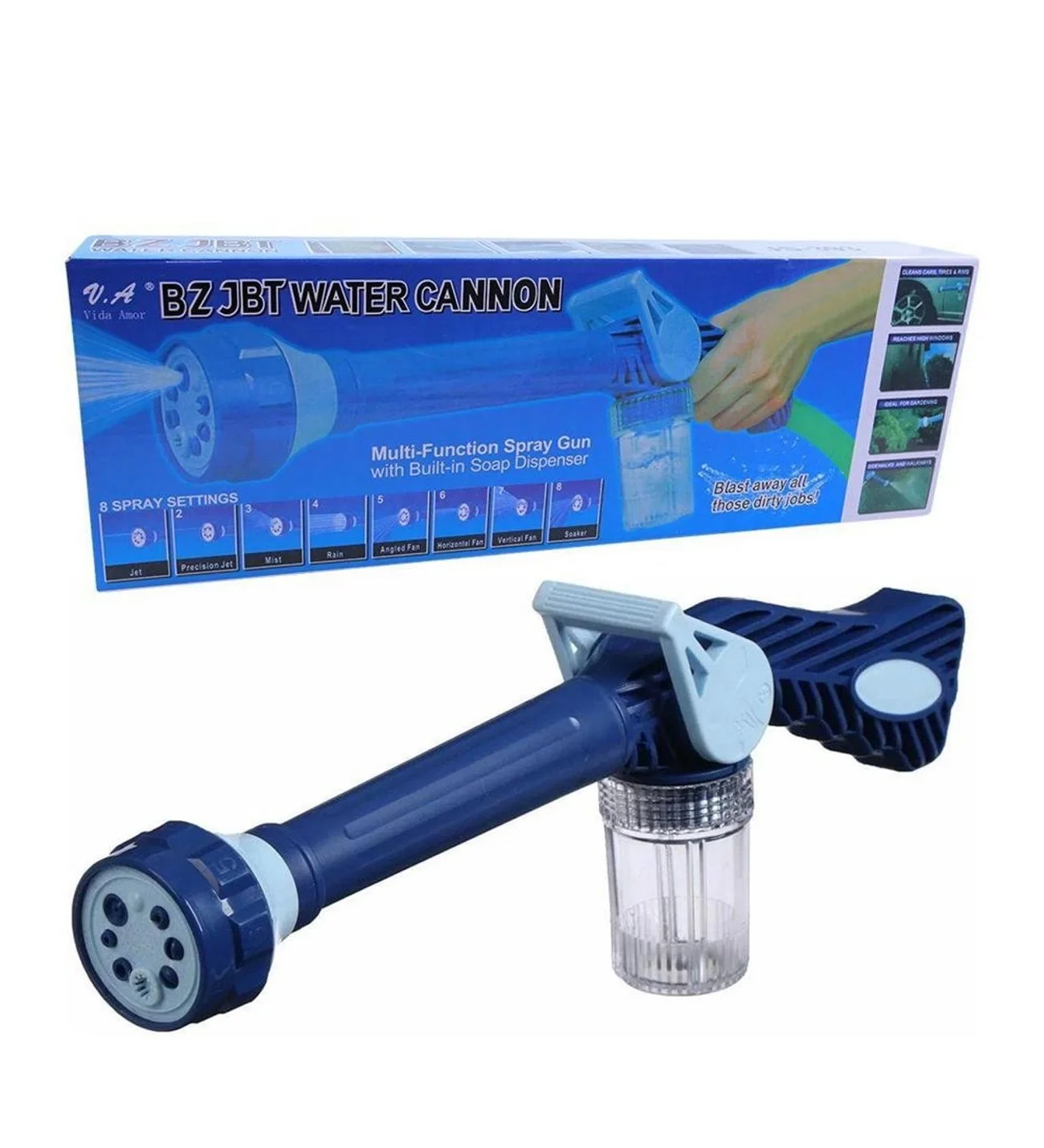 Otomobil Yıkama Sulama Fonksiyonlu Su Püskürtme Tabancası Deterjanlı &hellip;