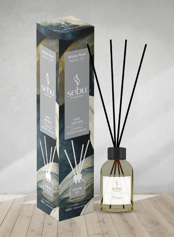 Beyaz Gül Ortam Kokusu Bambu Çubuklu S&hellip;