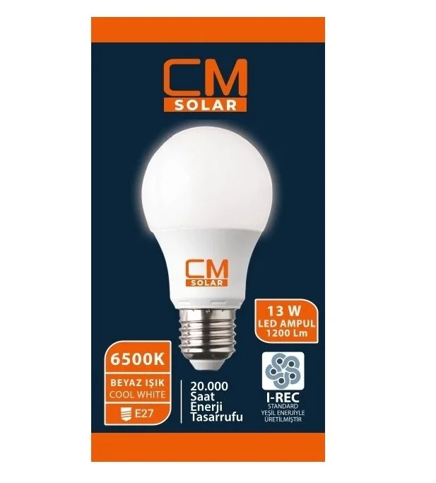 Cmsolar 13W LED Ampul E27 Duy 6500K Beya&hellip;