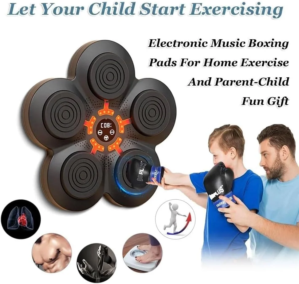 Egonex Müzikli Duvar Boks Padi Müzikli Boks
