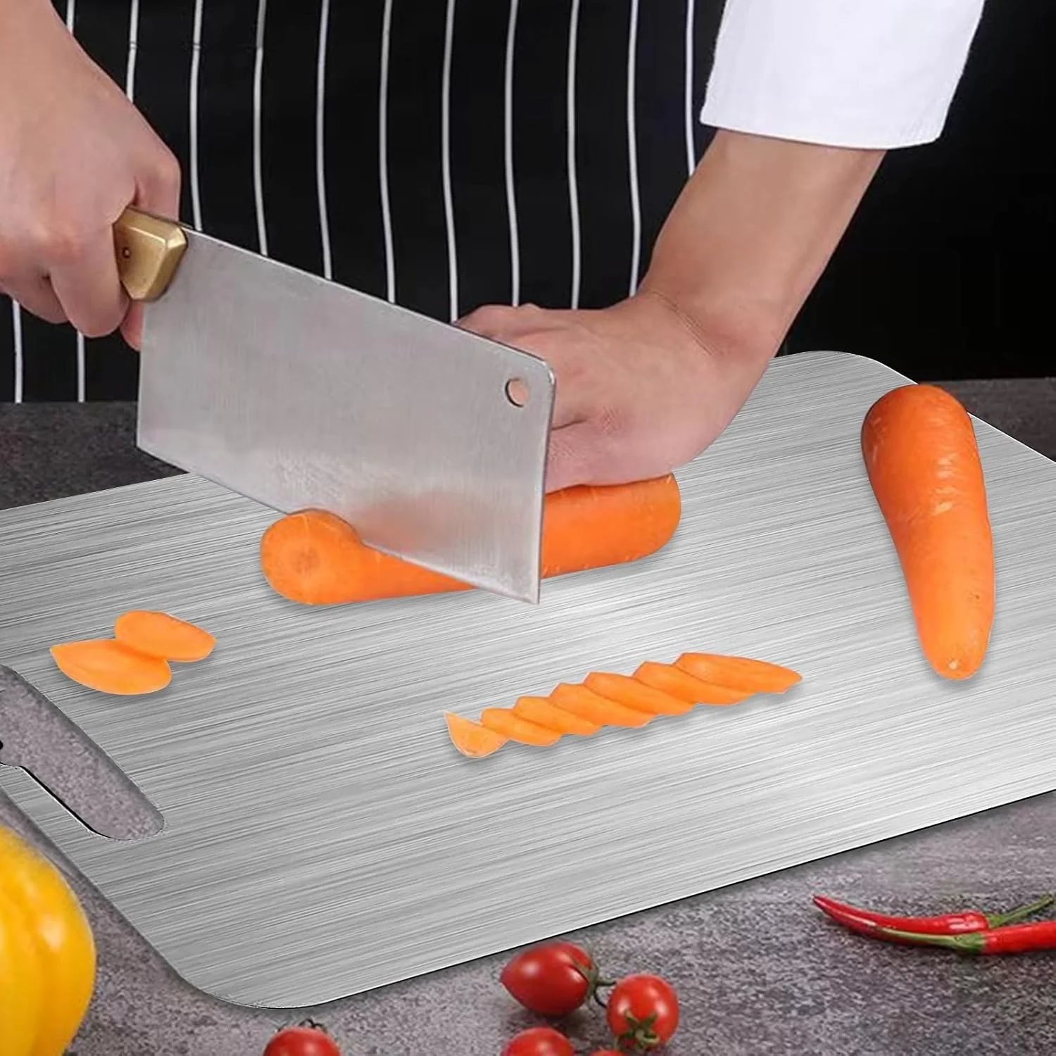 Egonex Paslanmaz Çelik Kesme Tahtası&hellip;