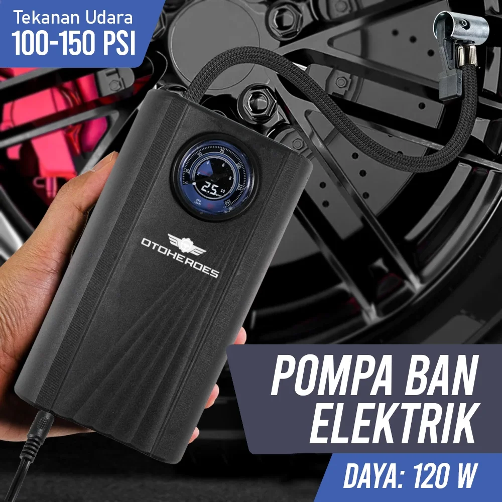 Kablolu Lastik Şişirme Cihazı Elektrikli Lastik Pompası 120W Kablolu V&hellip;